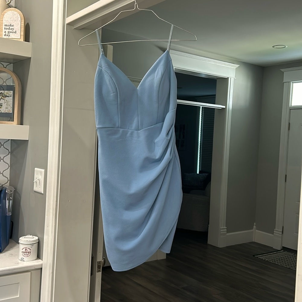 Blue Homecoming Dress